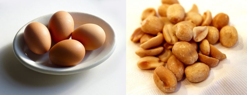 Peanuts and eggs to prevent allergies in infants?